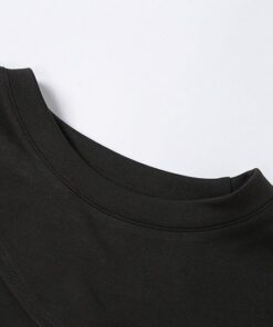 Irregular Cropped Sweatshirt Details