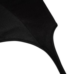 One Shoulder Asymmetrical Cami Top Black Details 3