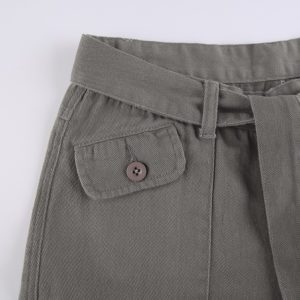 Low Waist Baggy Denim Trousers Details 2