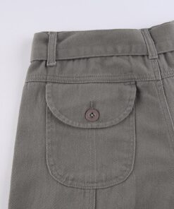 Low Waist Baggy Denim Trousers Details 5