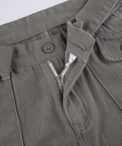 Low Waist Baggy Denim Trousers Details 6
