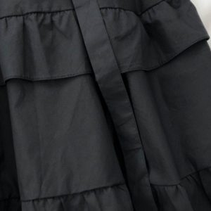 Ruffle Puffy Sleeve Corset Mini Dress Details 2