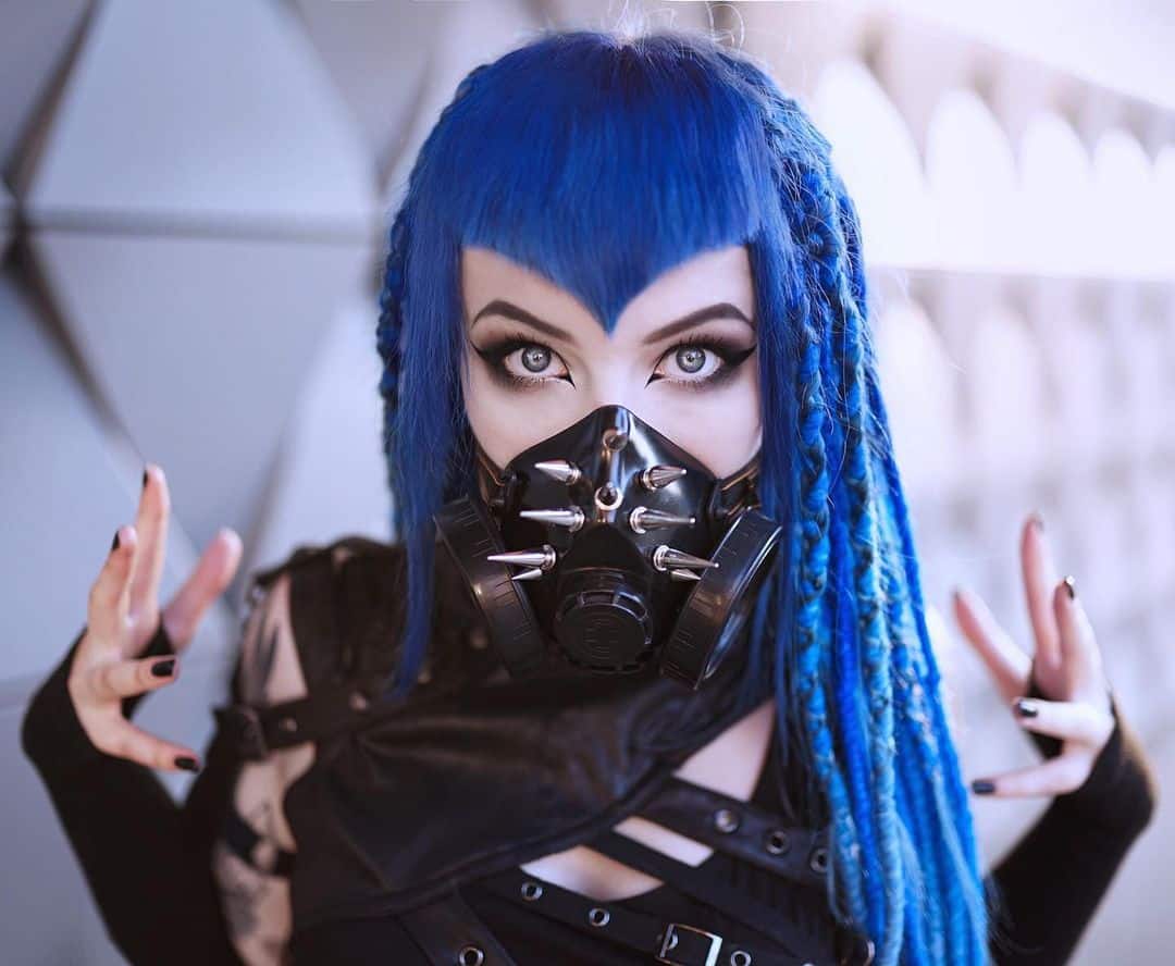 Cyber Goth Makeup
