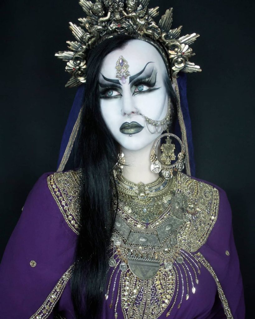 Tribal Goth Makeup