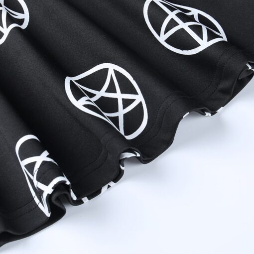 Pentagram Mini Skirt Details 3