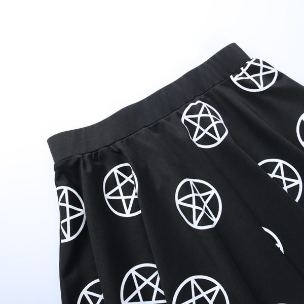 Pentagram Mini Skirt Details