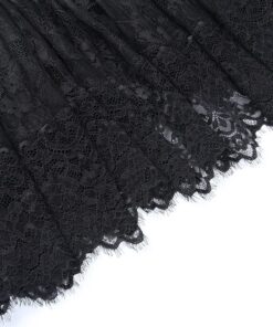 Bandage Corset Lace Dress with Cross Details 3