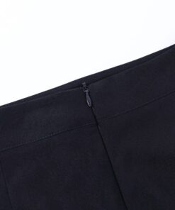 Bandage Mini Skirt with Diamond Crosses Details 3