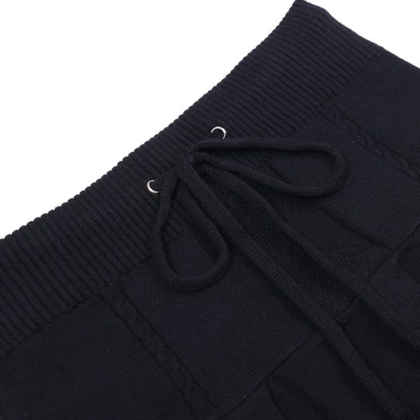 High Waist Bandage Black Mini Skirt Details