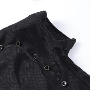 Cheongsam Short Sleeve Button Split Dress Details 2