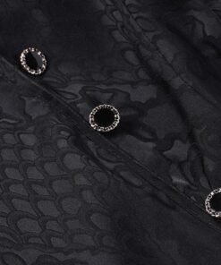 Cheongsam Short Sleeve Button Split Dress Details 3