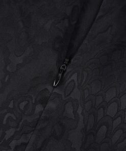 Cheongsam Short Sleeve Button Split Dress Details 4