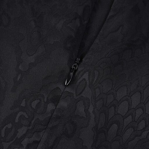 Cheongsam Short Sleeve Button Split Dress Details 4