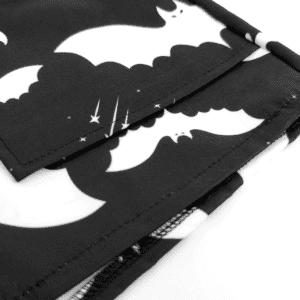 Goth Overalls Black Details 2