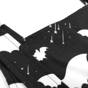 Goth Overalls Black Details 5