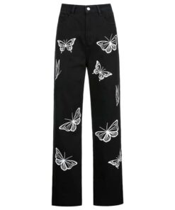 Butterfly Zipper Pants Full