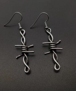Barbed Wire Earrings 3