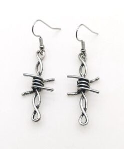 Barbed Wire Earrings 4