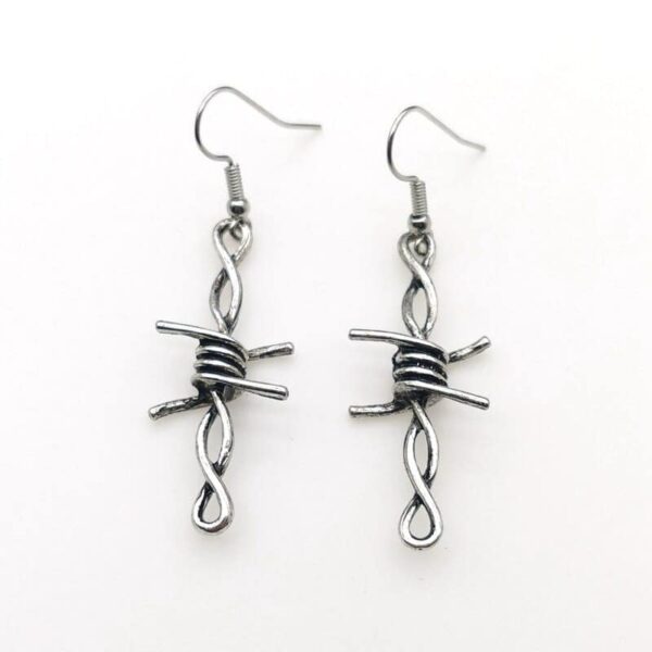 Barbed Wire Earrings 4