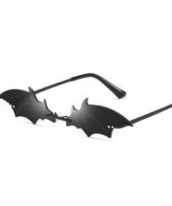 Black Bat Shaped Sunglasses