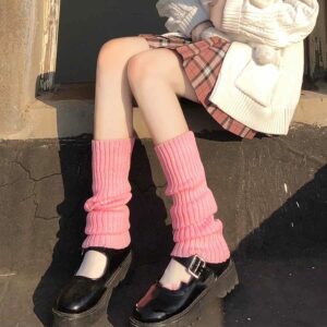 Flared leg warmers - Pink