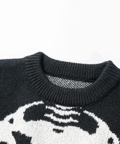 Skeleton Sweater Details 2