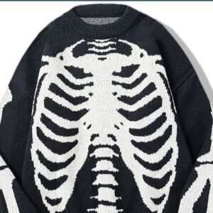 Skeleton Sweater Details